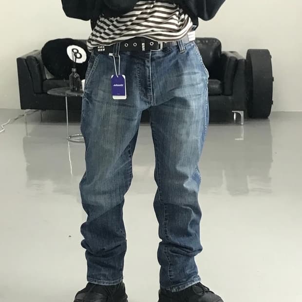 글로벌 워크 디테일 데님팬츠