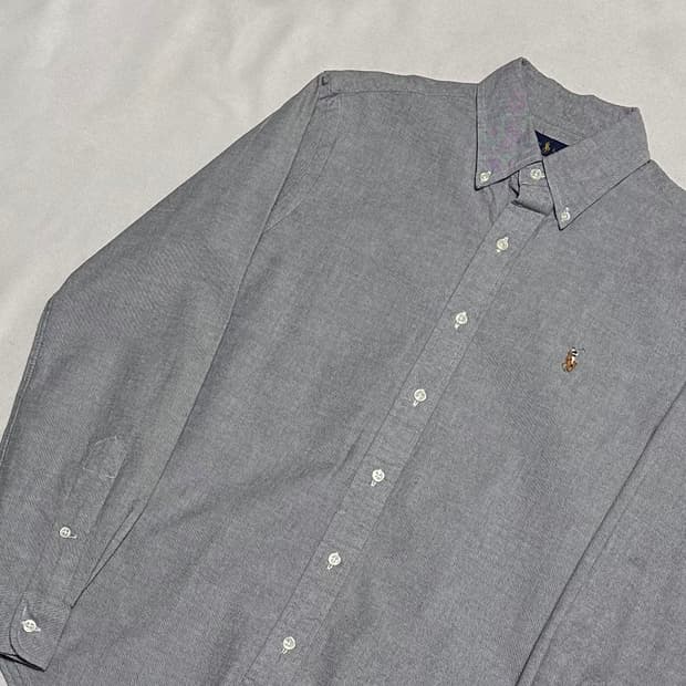 M 폴로랄프로렌 슬림핏 스트레치 옥스포드 셔츠