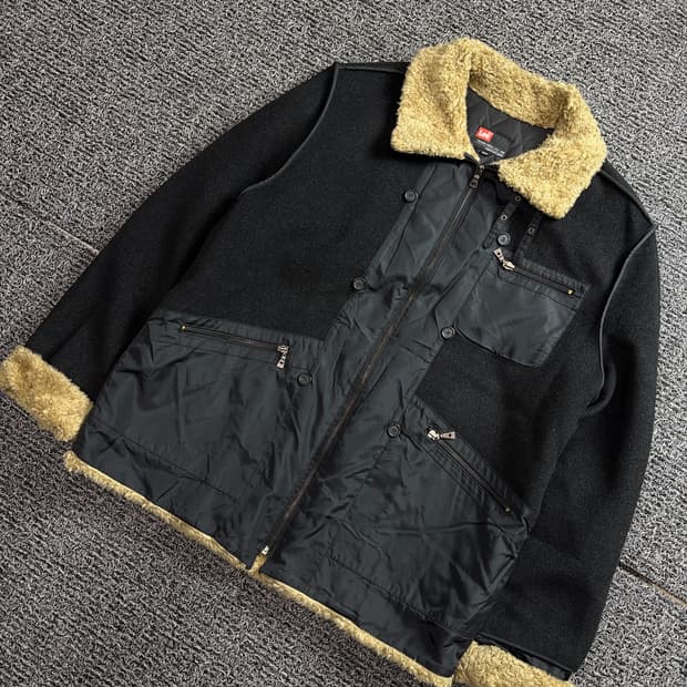 00s Lee 오리지널 디테일 쉐르파 울 헌팅 자켓 1580