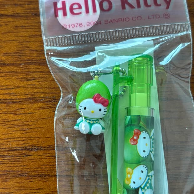 [고전] 헬로키티 쇼도시마 한정 올리브 볼펜