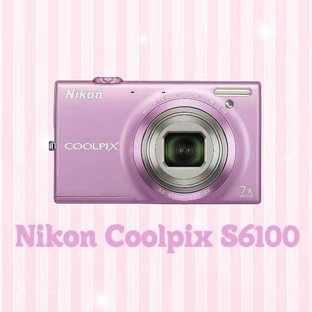 [희귀💖/작례⭕️] 니콘 쿨픽스 S6100 핑크 빈티지 디지털 카메라