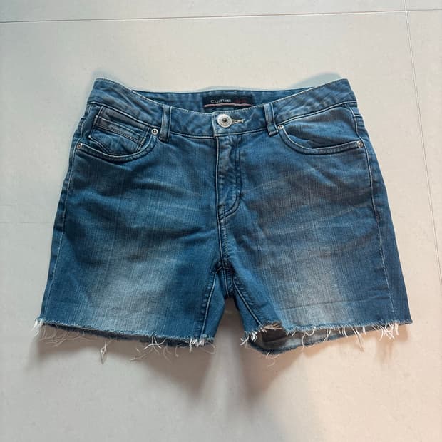 잠뱅이 바지 데님 반바지 잠뱅이 반바지 데님 숏팬츠