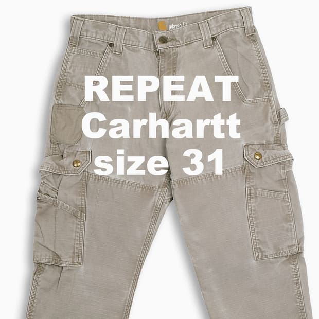 빈티지 칼하트 카고 워크 팬츠 31 인치 CH3423201