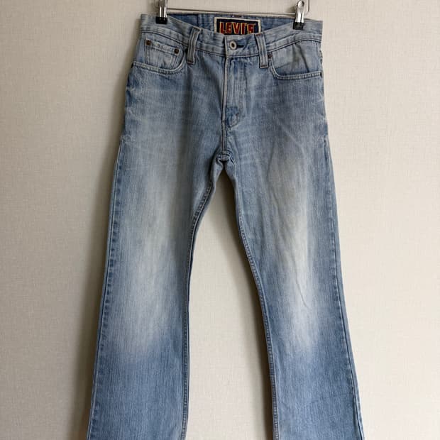 리바이스 527 로우 부츠컷 청바지