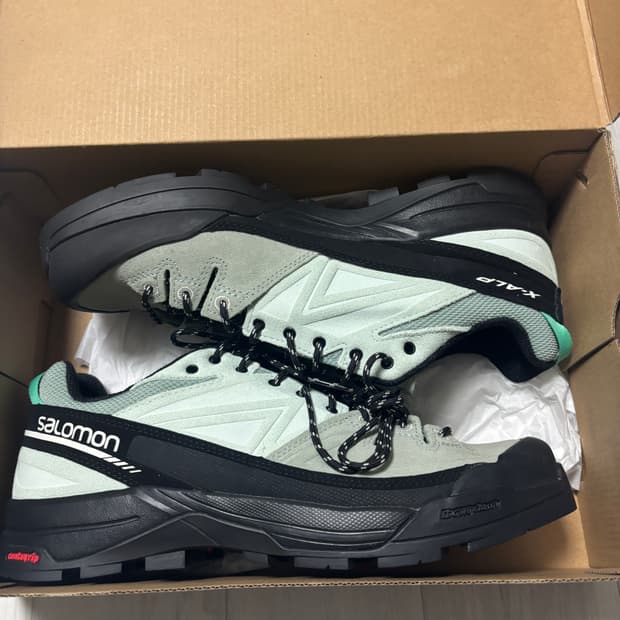 살로몬 x-alp  ltr 밀리우 그린 270