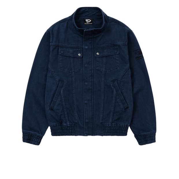 웰빙익스프레스 washed everyday jacket navy