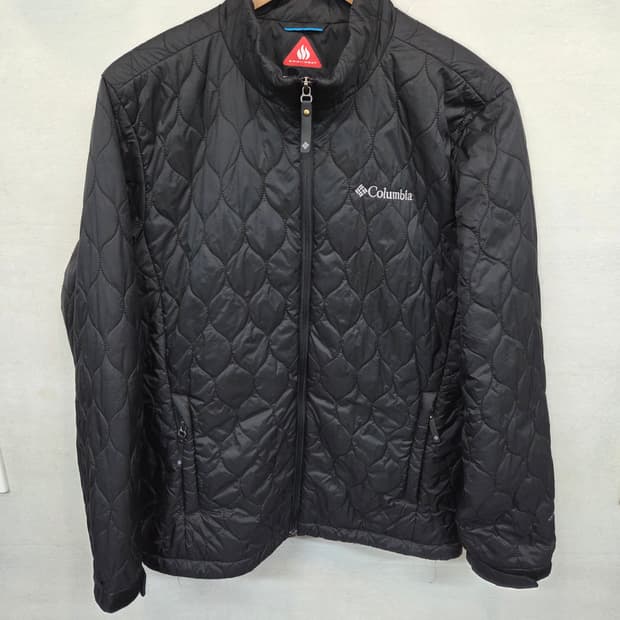 컬럼비아 퀄팅 깔깔이 경량 패딩 집업자켓 L