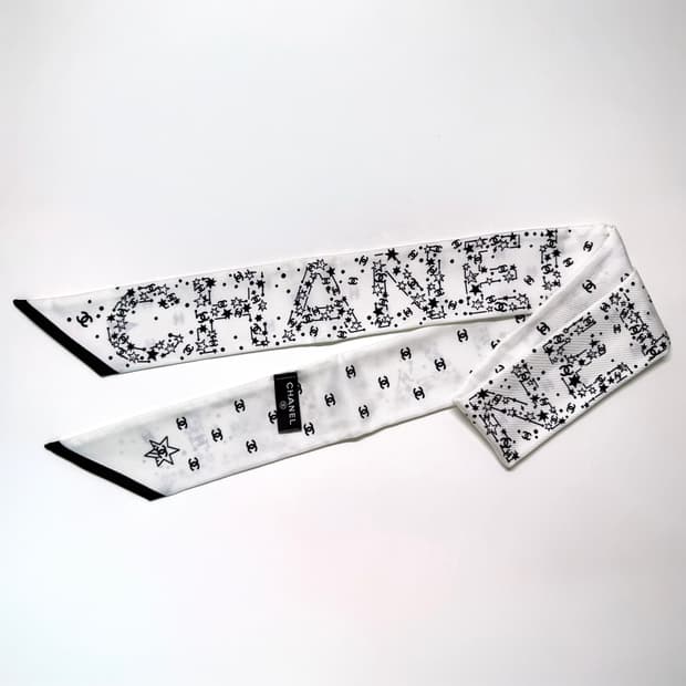 샤넬 트윌리 방도 스카프 헤어밴드