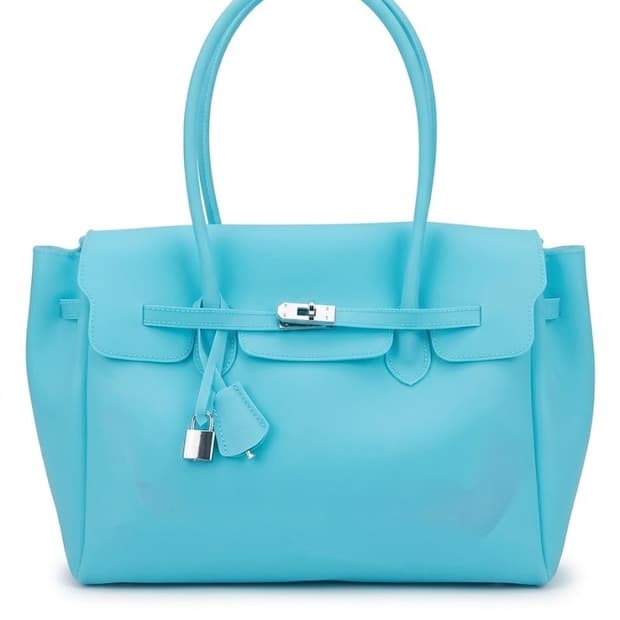 키키 젤리백 blue 버킨젤리