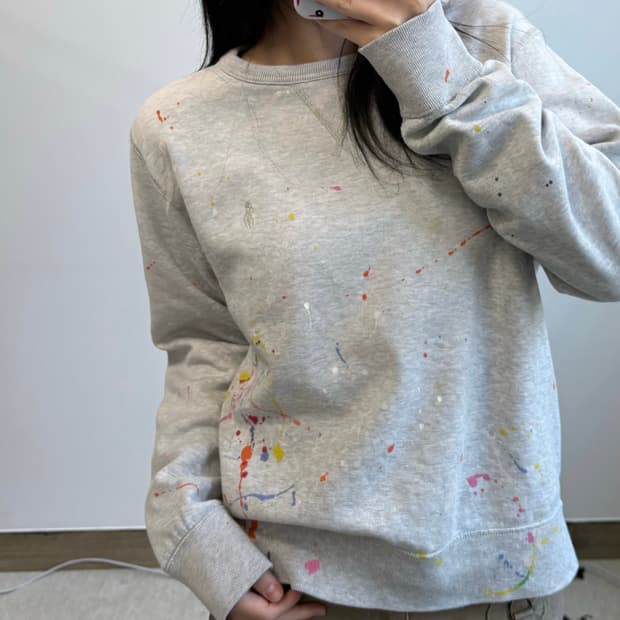 폴로 랄프로렌 프린팅 나염 맨투맨