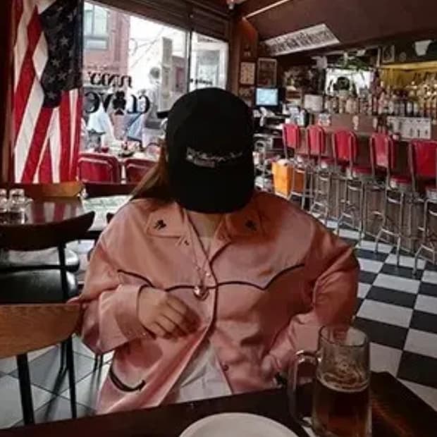 프레클 새틴 웨스턴 자켓