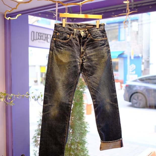 BLUE BLUE 셀비지 데님