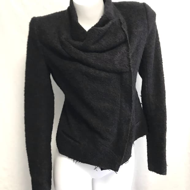 빈티지 이자벨마랑 아카이브 드레이프 숏 코트 자켓