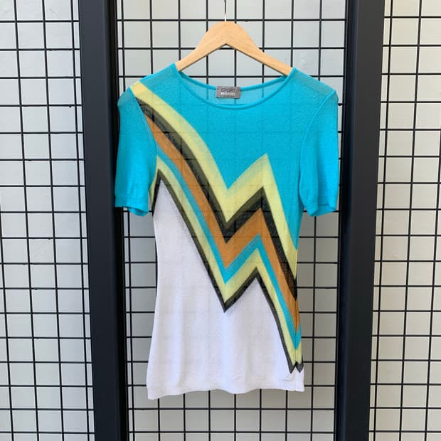 미쏘니 스포츠 니트 탑