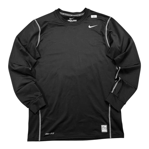 ✨ (만원 빈티지) 나이키 드라이핏 프로컴뱃 블랙 롱슬리브