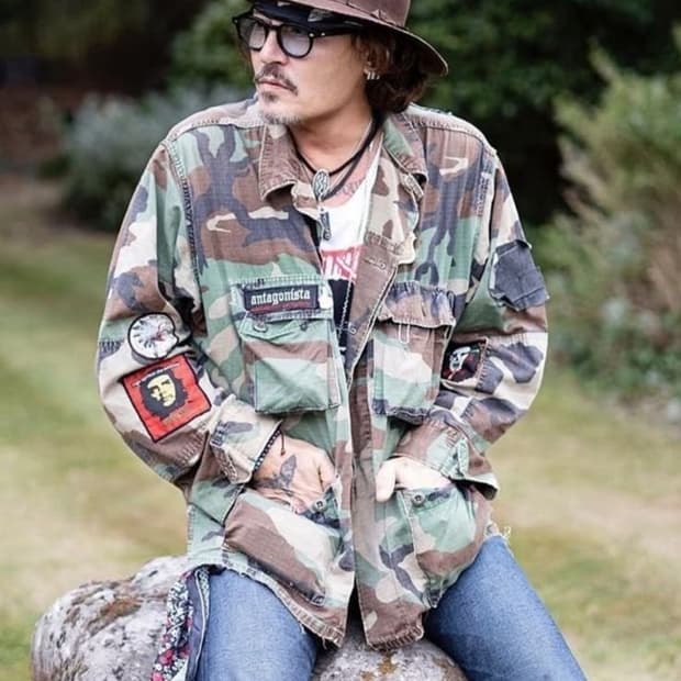 조니뎁 우드랜드 커스텀 bdu 자켓