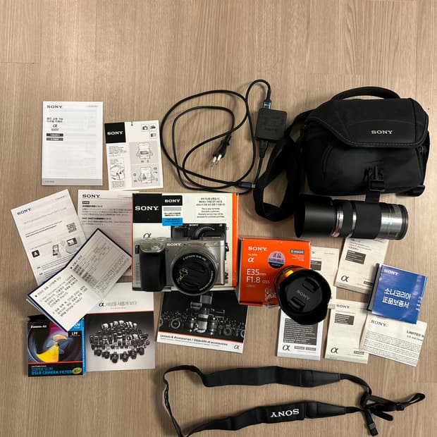 소니 A6000 미러리스+(1650번들,sel35f18,sel55210)
