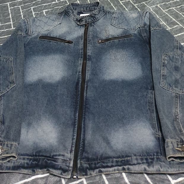 DEAR.VAN 빈티지워싱 차이나카라 데님자켓 (L)