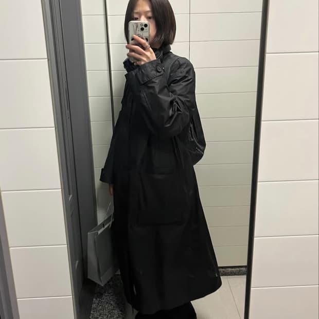 오브헤덴 코티드 코튼 트렌치