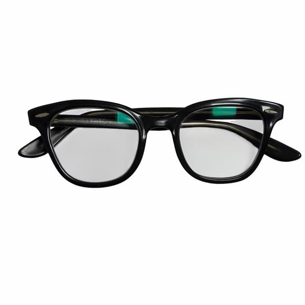 50s bausch & lomb black horn frame