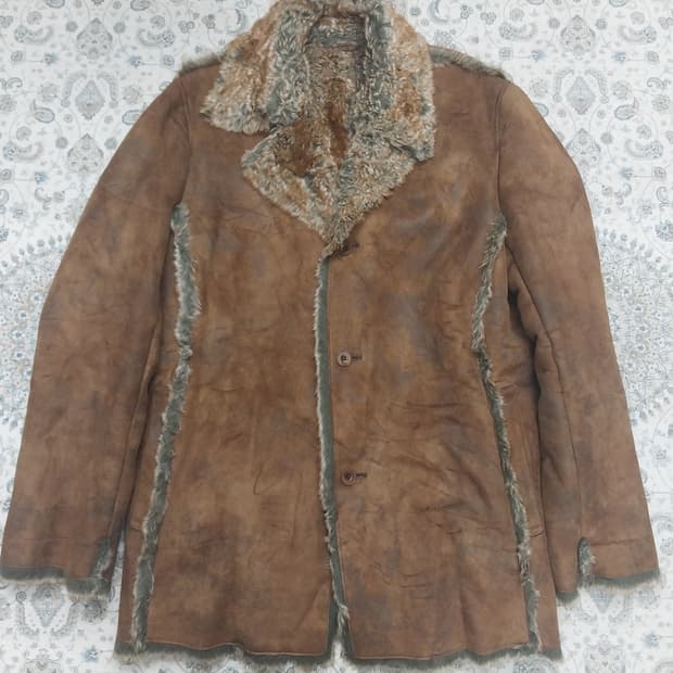 renoma 레노마 브라운 무스탕  자켓 LL