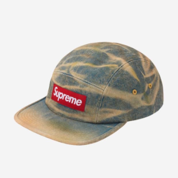 슈프림 데님 캠프캡 25fw