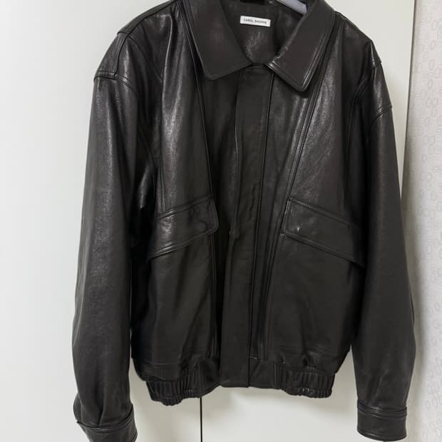 캐롤쇼페 레더 자켓