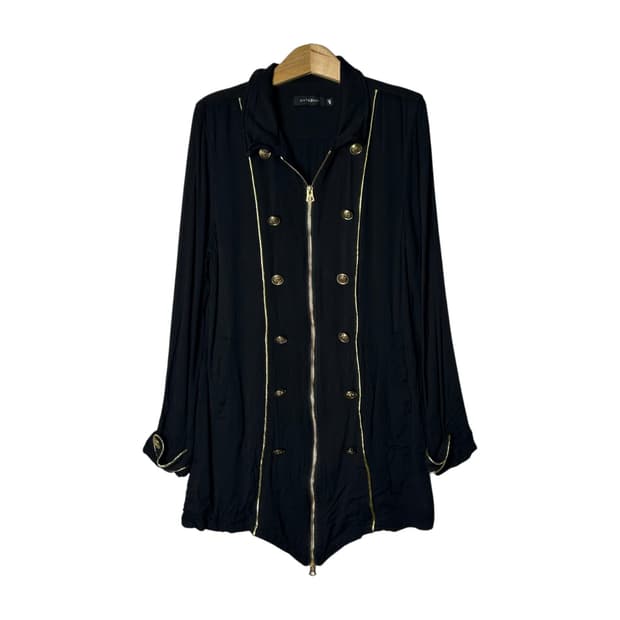 [CIVARIZE] 시바라이즈 나폴레옹 골드파이핑 롱 집업가디건