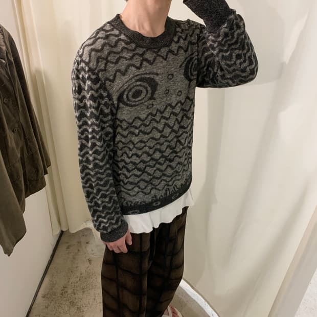vivienne westwood (비비안웨스트우드) 웨이브 니트