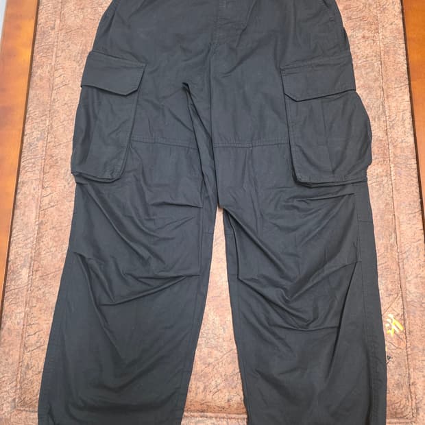 코드그라피 코튼 파라슈트 팬츠 블랙 M