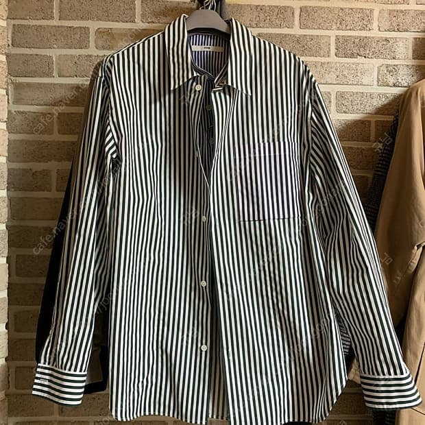 시스템 옴므 이중 스트라이프 셔츠