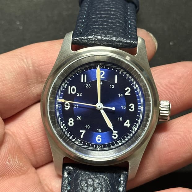 세이코 오토매틱 시계 커스텀 시계 모드시계 카키필드