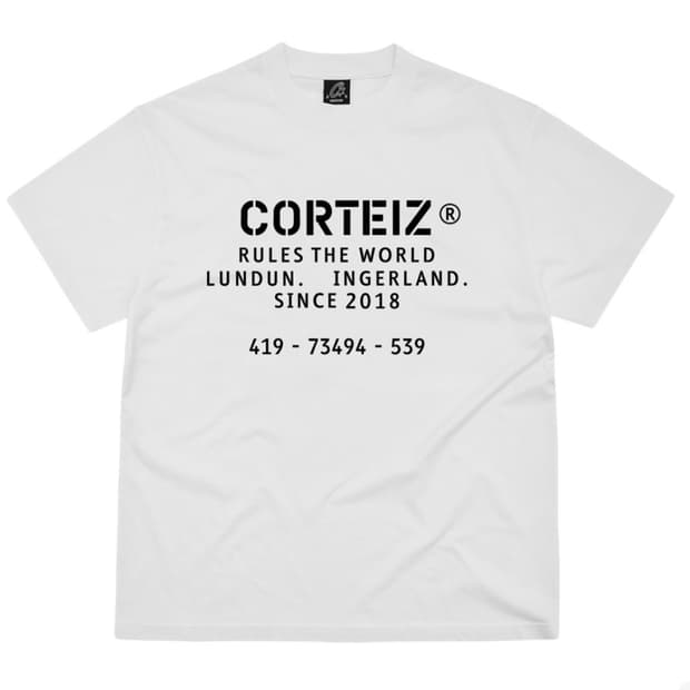 코르테이즈 corteiz  티셔츠 화이트