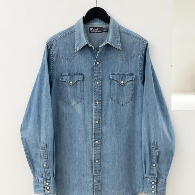 폴로 랄프로렌 웨스턴 데님 셔츠