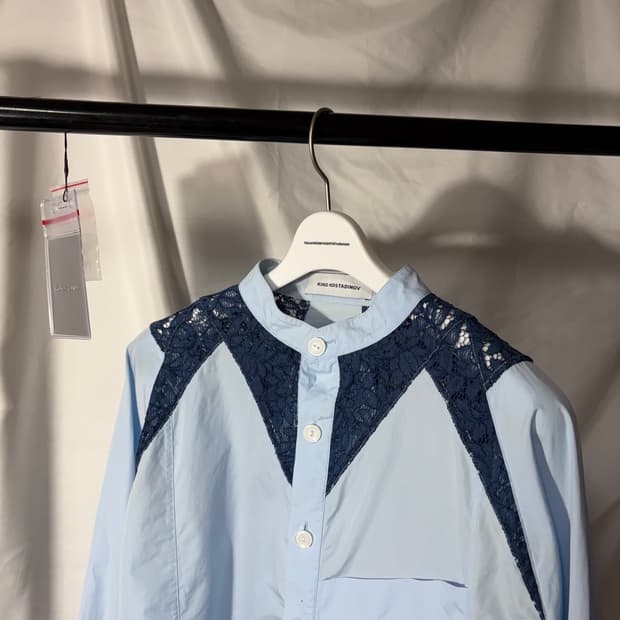 [46] 22SS 키코코스타디노브 퓨처 롱 셔츠 블루