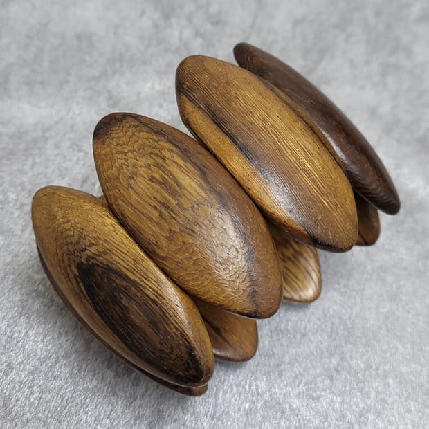 vintage wood bangle