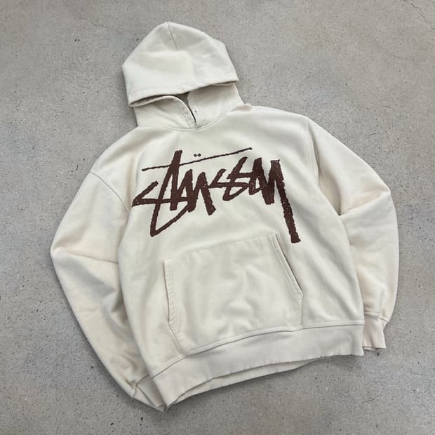 스투시 빅 스탁 후드 티셔츠 / 퍼티