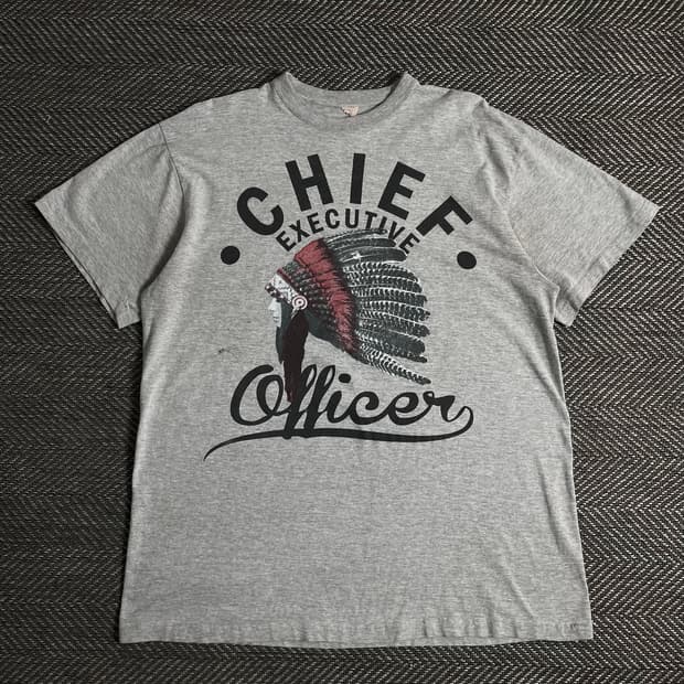 빈티지 인디언 프린팅 박시핏 티셔츠o 3165