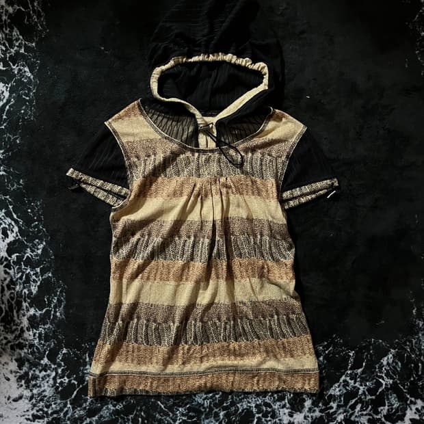 오리엔탈 반팔후드