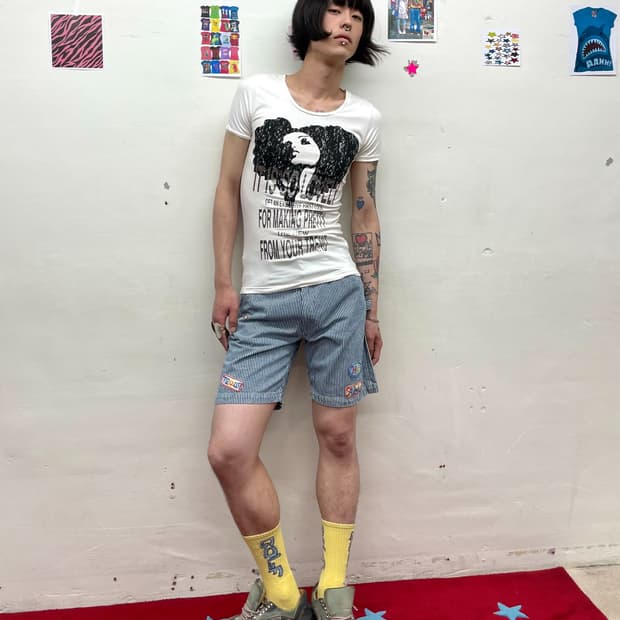 hysteresis fuck rainbow embroidered pant