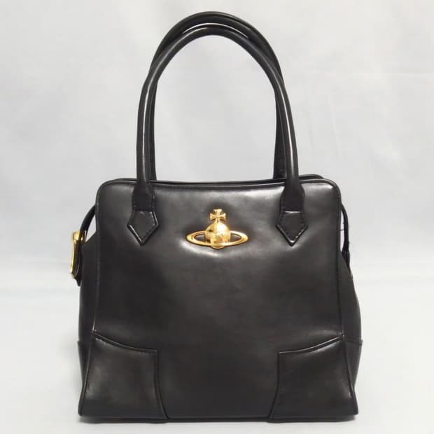 비비안 웨스트우드 가죽 핸드백