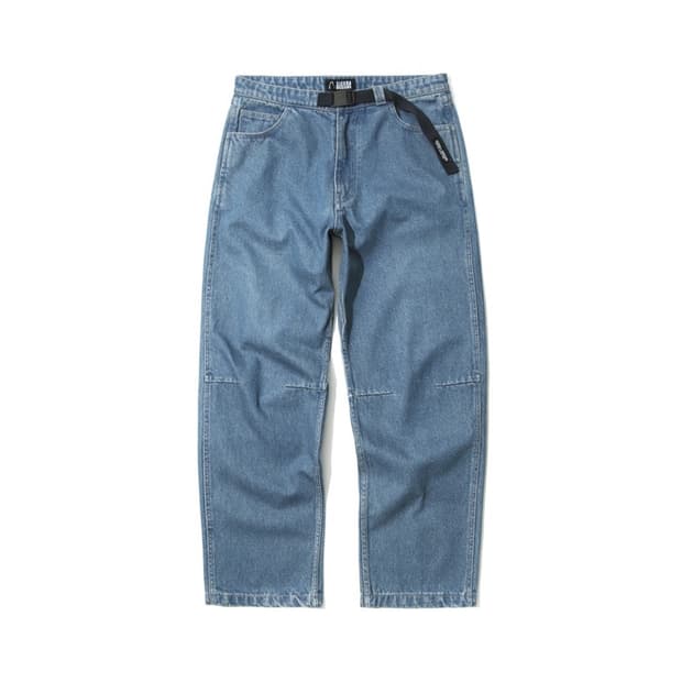 시에라디자인 STRAP DENIM PANTS INDIGO WASHED