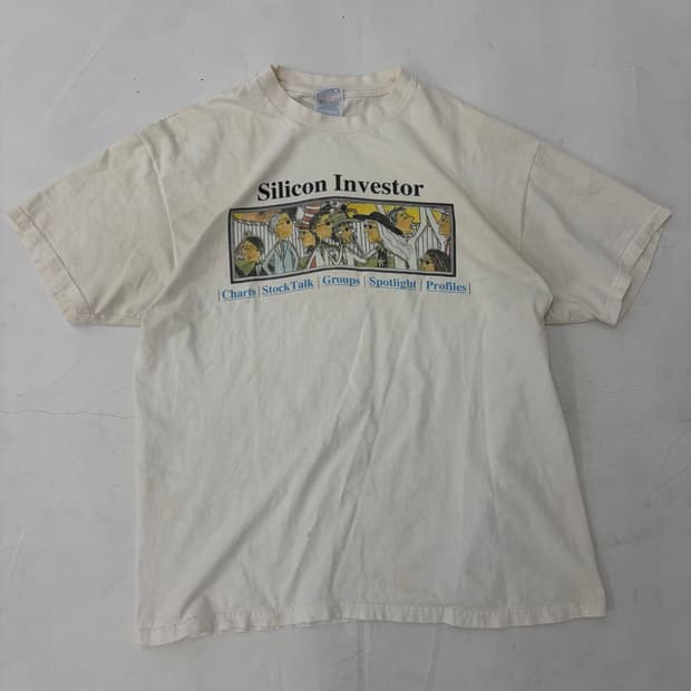 90s Silicon Investor Tee (white)