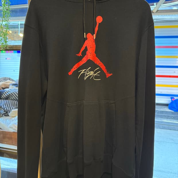 조던 플라이트 블랙 후드티