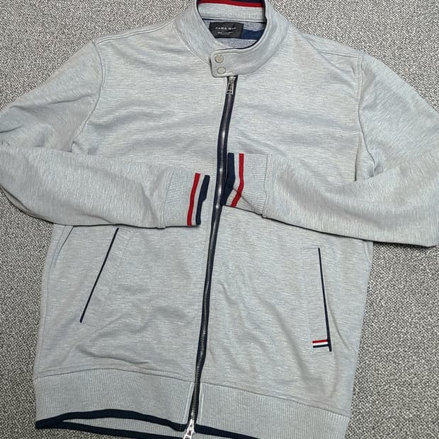 자라 맨 남성 그레이 집업 자켓 XL 정사이즈 로  100  L  추천