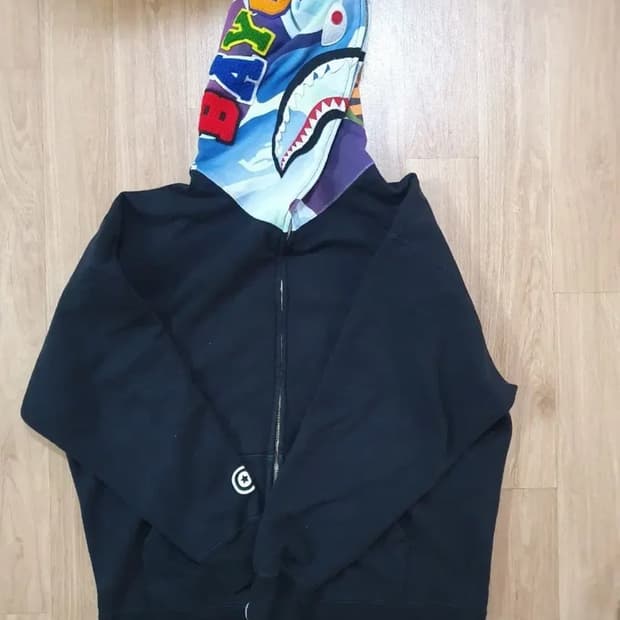 (M)베이프 bayc 샤크 후드집업 자켓