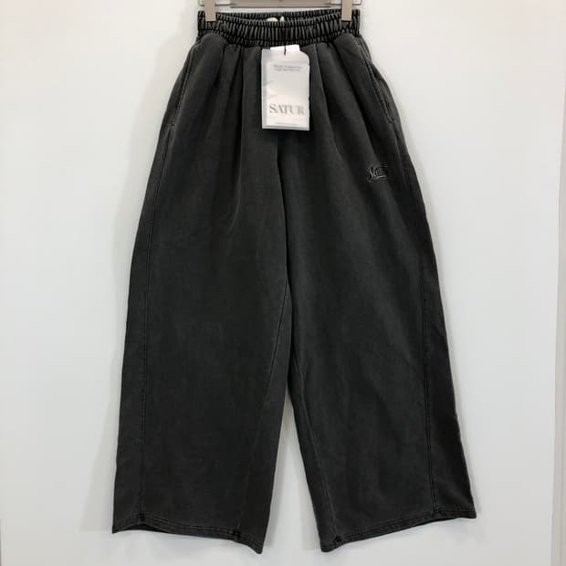 SATUR 세터 가먼트 와이드 스웻팬츠 24-25