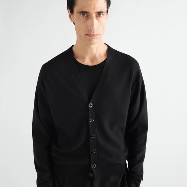 [XS,S,M,L]르메르 26fw 릴렉스 트위스트 가디건/블랙