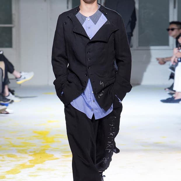 요지 야마모토 POUR HOMME 2015 S/S Runway Jacke