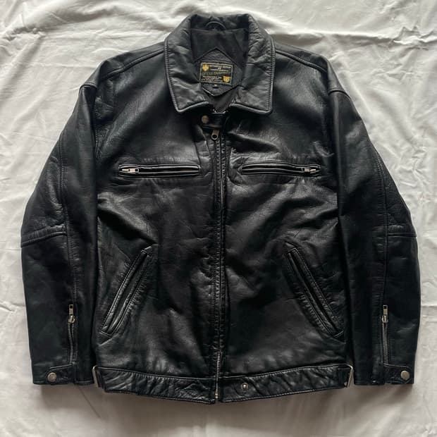 게스 싱글라이더 레더 자켓